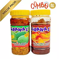 AGRAWAL'S Mango and Mango Sweet Pickle Combo 450 GMS