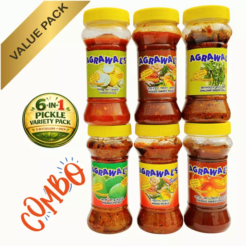 AGRAWAL'S Mini Spicy Delight Combo 6 in 1