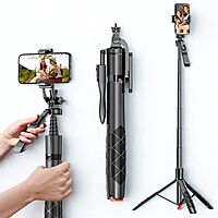 L16-TT Selfie Stick + Tripod with Remote Control