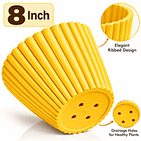 8 Inch Muddy Planters 2 | ECSHA