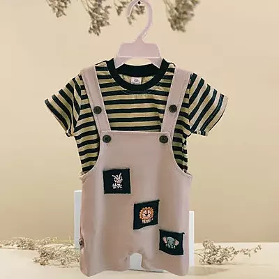 Infanzy Toddler's Dungaree Set