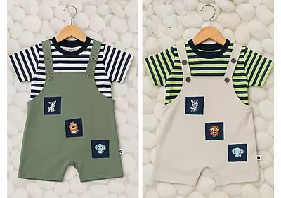 Infanzy Toddler's Dungaree Set