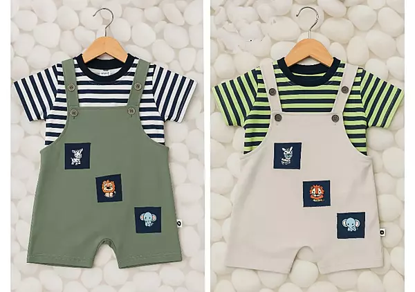 Infanzy Toddler's Dungaree Set