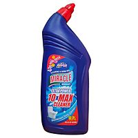 Miracle Extra Power 10x Max Toilet Bowl Cleaner, Disinfectant Liquid, 2l