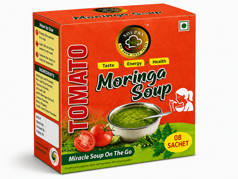Instant Mix Moringa Soup Powder - Tomato