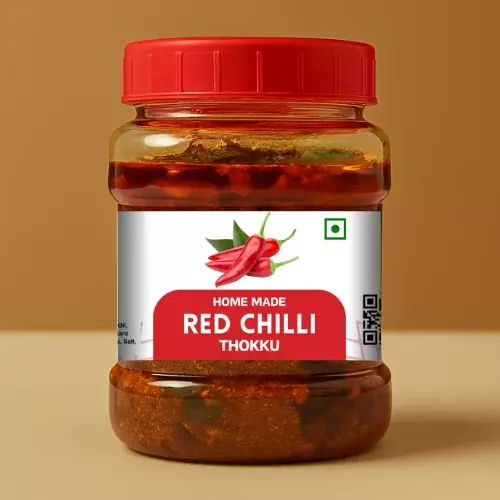 Vishnu Homemade Red Chilli Thokku- 300g