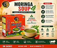 Instant Mix Moringa Soup Powder - Tomato