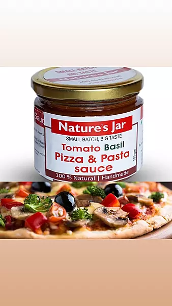 Tomato basil Pizza & Pasta Sauce - Nature's Jar
