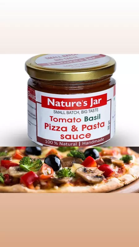 Tomato basil Pizza & Pasta Sauce - Nature's Jar
