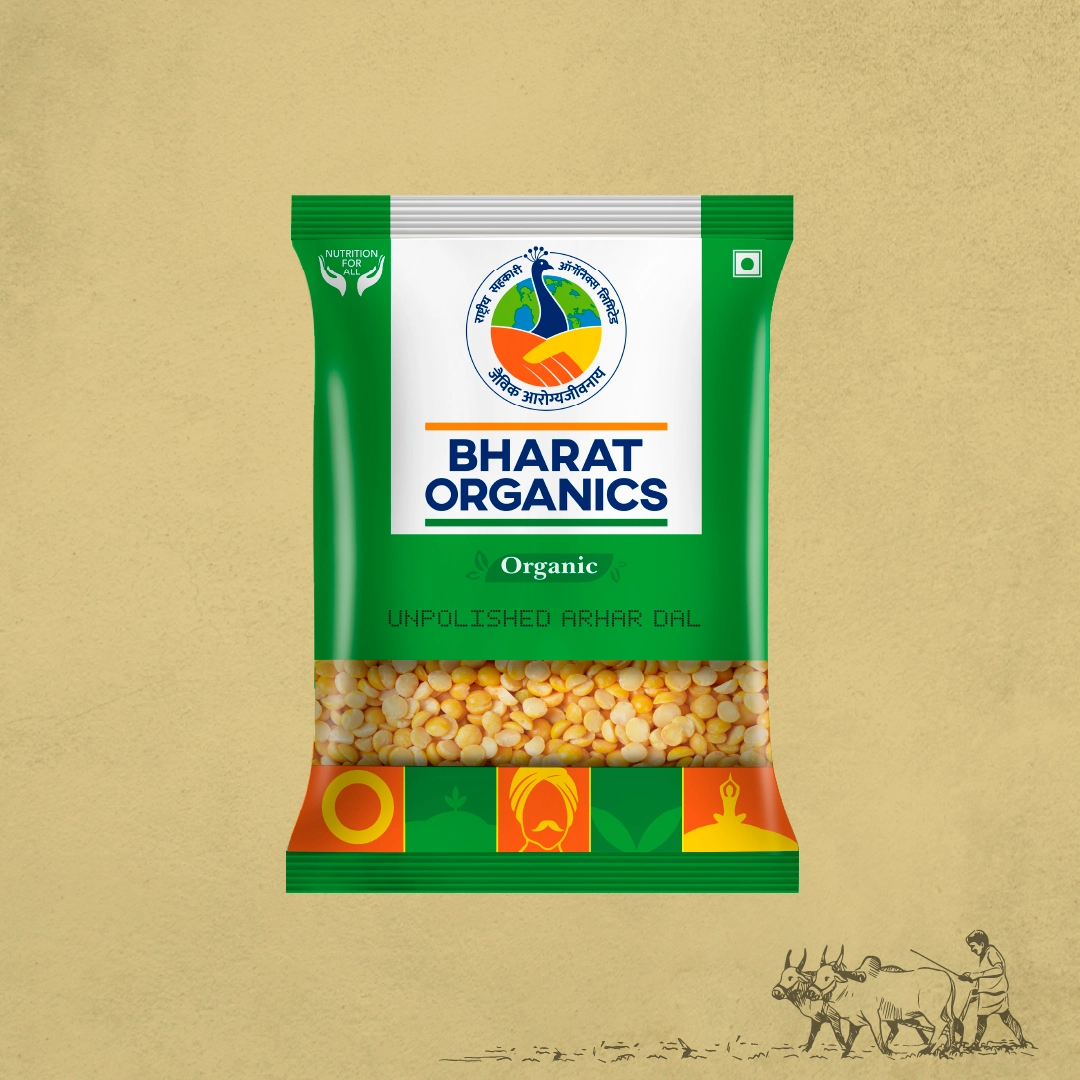 Organic Unpolished Toor (Arhar) Dal