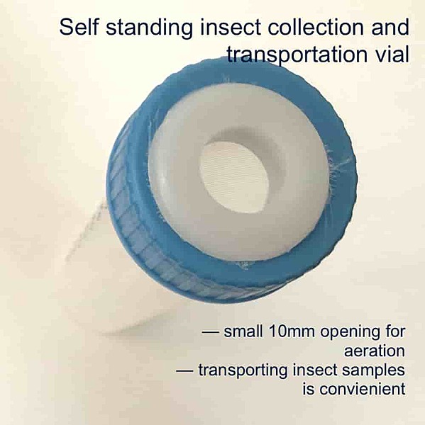 Insect Vial Large with Aeration Hole Pack of 10