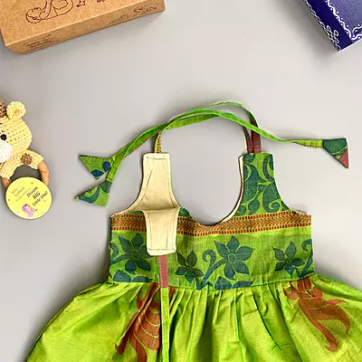 Newborn Baby Girl Cotton Dress (6-12 months) 6148
