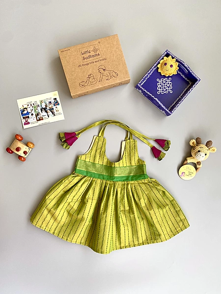 Newborn Baby Girl Cotton Dress (0-6 months) 1179