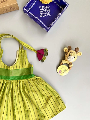 Newborn Baby Girl Cotton Dress (0-6 months) 1179