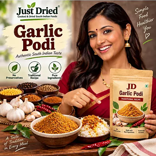 Traditional Paruppu Podi - Garlic 100g