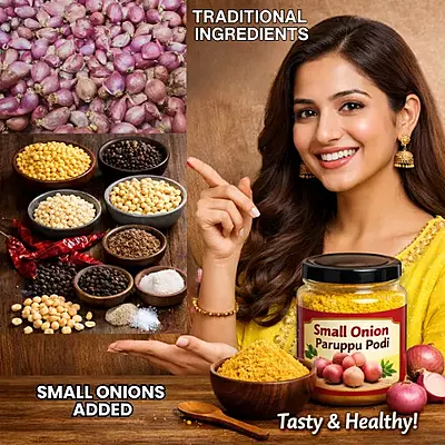 Traditional Paruppu Podi - Small Onion 100g Traditional Paruppu Podi - Small Onion 100g