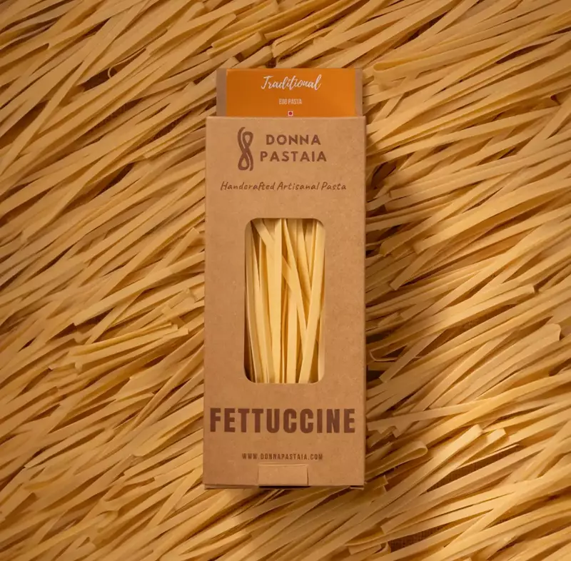Fettuccine Traditional Egg Pasta - Donna Pastaia