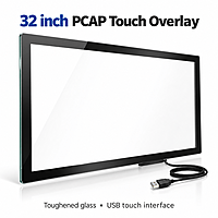 PCAP Touch Overlay 32 inch with Anti-Glare Cover Glass (USB)