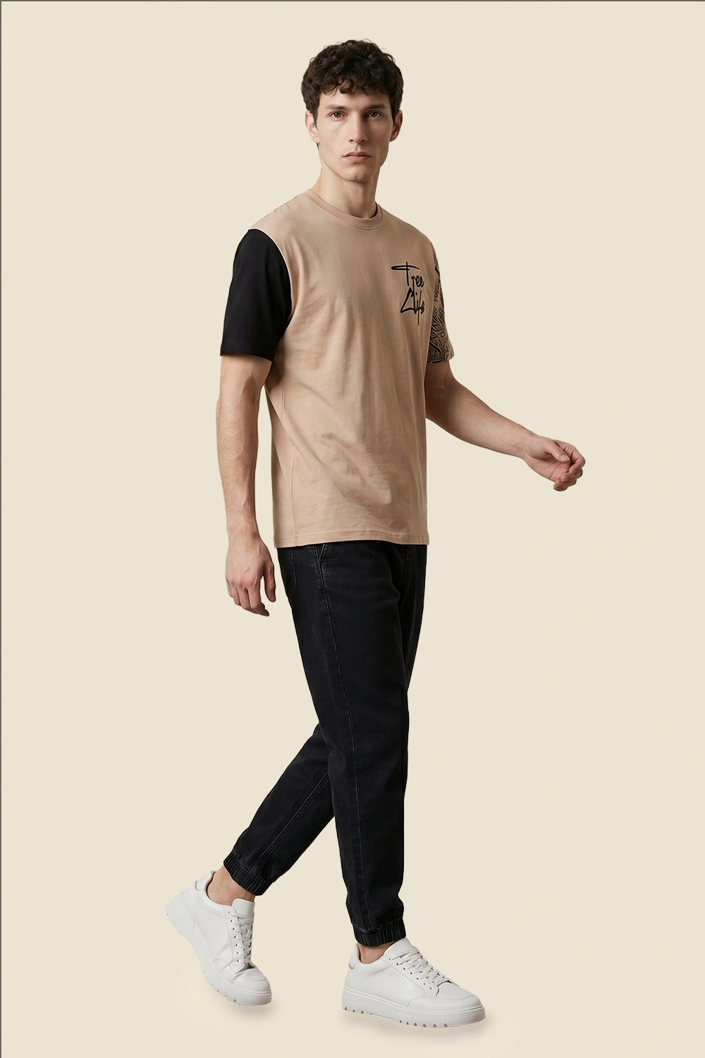 Men's Colour Block Tshirt