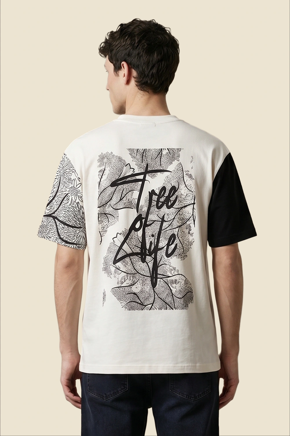 Men's Colour Block Tshirt
