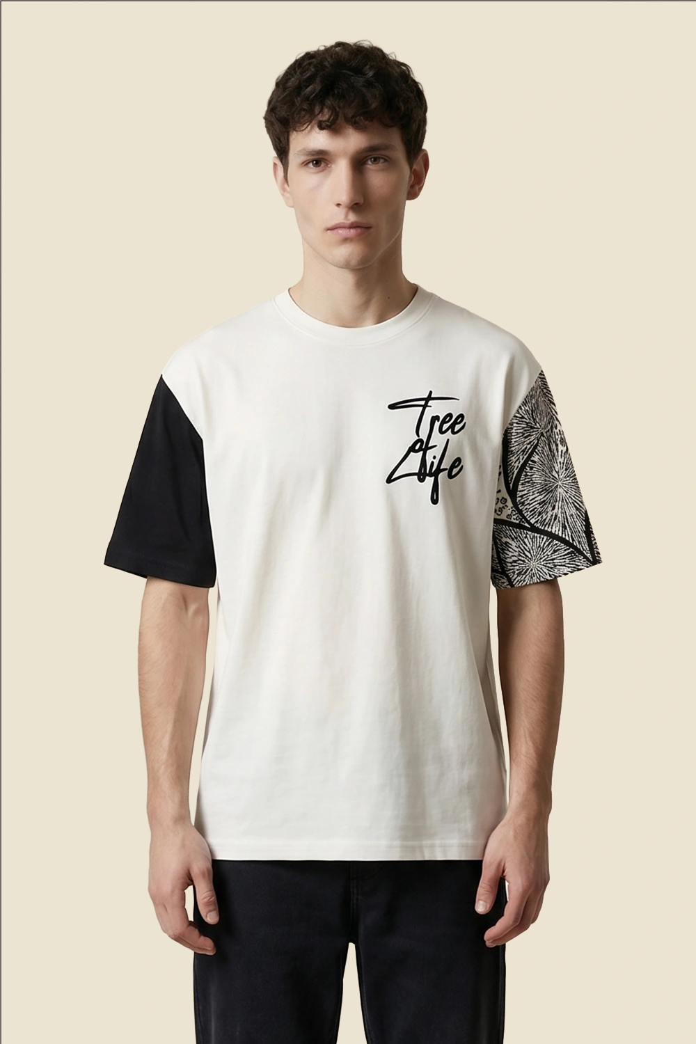 Men's Colour Block Tshirt
