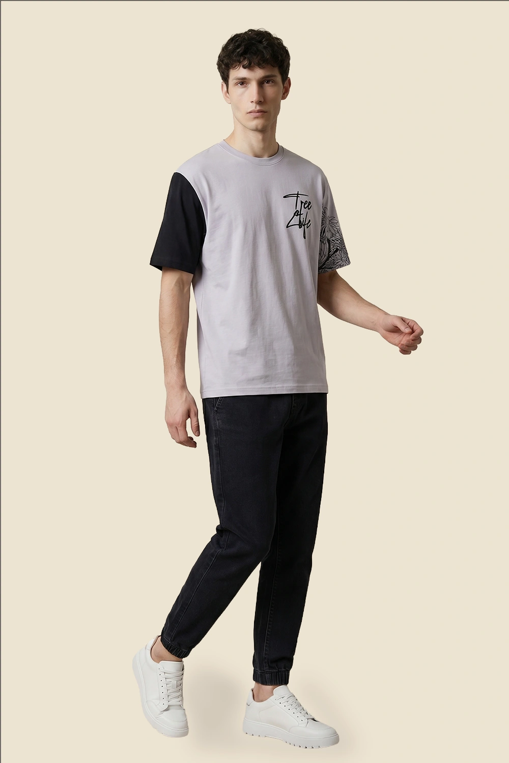 Men's Colour Block Tshirt