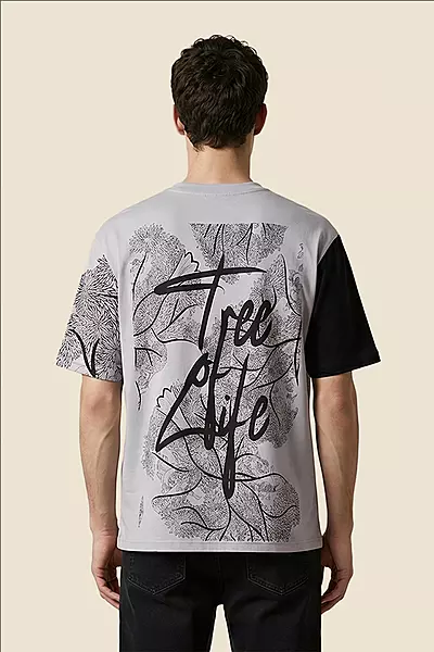 Men's Colour Block Tshirt