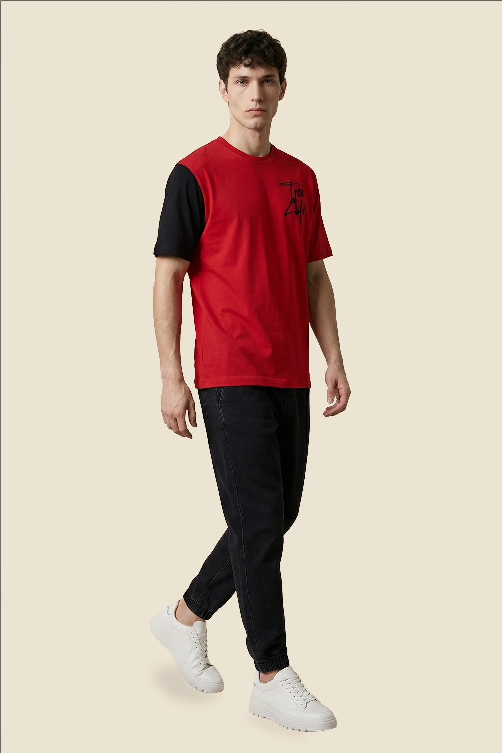 Men's Colour Block Tshirt