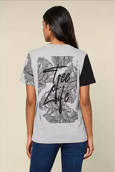 Women's Colour Block Tshirt