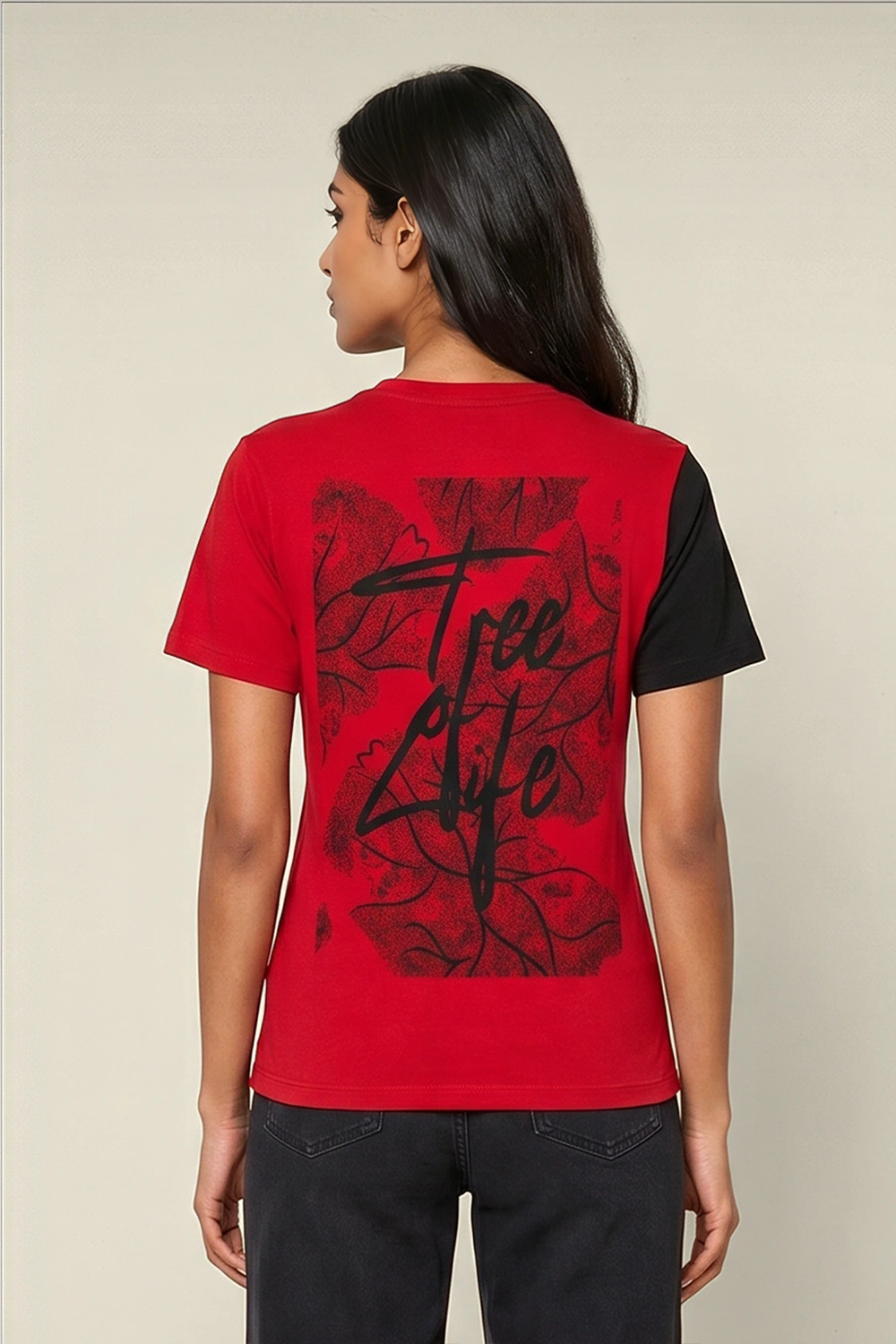 Women's Colour Block Tshirt
