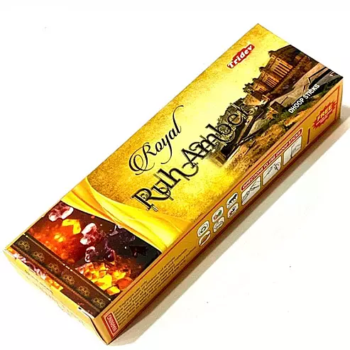 Tridev Royal RUH AMBER Dhoop Sticks (50 gms)