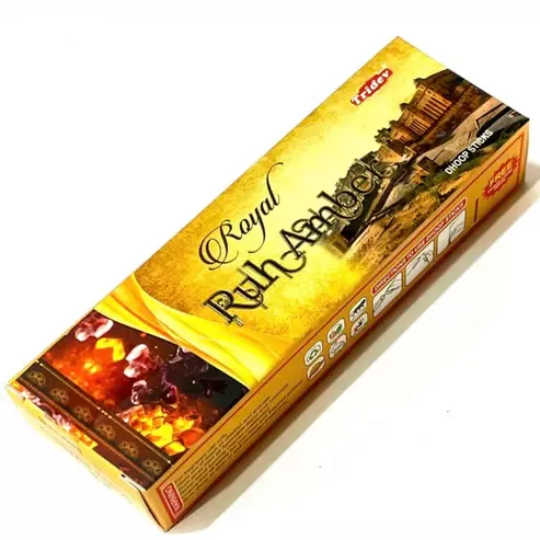 Tridev Royal RUH AMBER Dhoop Sticks (50 gms)