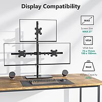 Monitor | LED Stand (1x3) | Height Adjustable Arm Mount - Leg Type