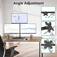 Monitor | LED Stand (1x3) | Height Adjustable Arm Mount - Leg Type