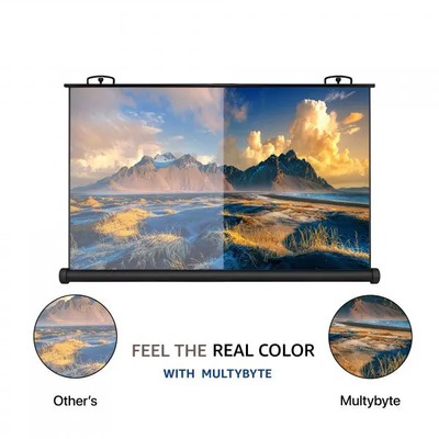 Tripod Projection Screen Anti-Creased,Imported High Gain Fabric, Diagonal, Supports Full HD 1080P, UHD-4K Tripod Projection Screen Anti-Creased,Imported High Gain Fabric, Diagonal, Supports Full HD 1080P, UHD-4K