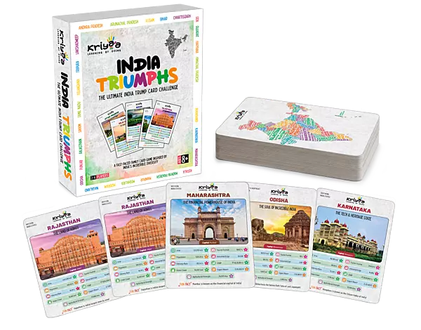 India Triumphs | Age 8+ | 36 State & Union Territory Cards
