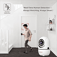 Trueview 2MP Wi-Fi Robot Pan-Tilt Camera – Smart Indoor CCTV | Night Vision | Mobile App