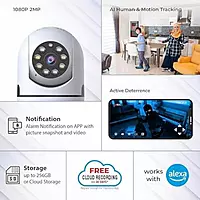 Trueview 2MP Wi-Fi Robot Pan-Tilt Camera – Smart Indoor CCTV | Night Vision | Mobile App