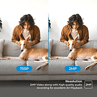 Trueview 2MP Wi-Fi Robot Pan-Tilt Camera – Smart Indoor CCTV | Night Vision | Mobile App