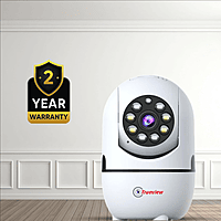 Trueview 2MP Wi-Fi Robot Pan-Tilt Camera – Smart Indoor CCTV | Night Vision | Mobile App