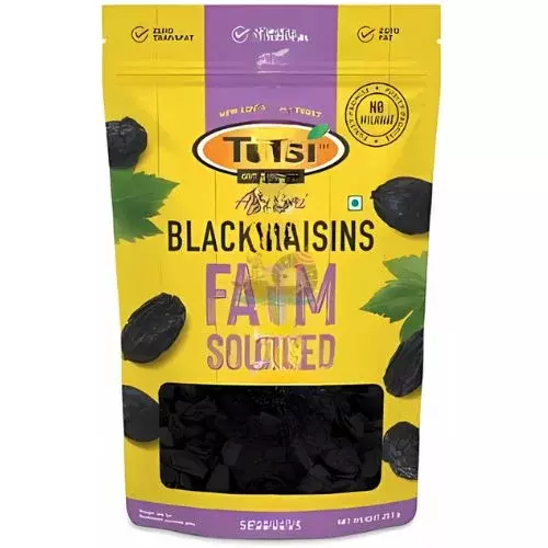 Tulsi Black Raisins Seedless / Kali Drakh Mazari- 250g