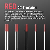 2% Thoriated TIG Welding Tungsten Electrodes
