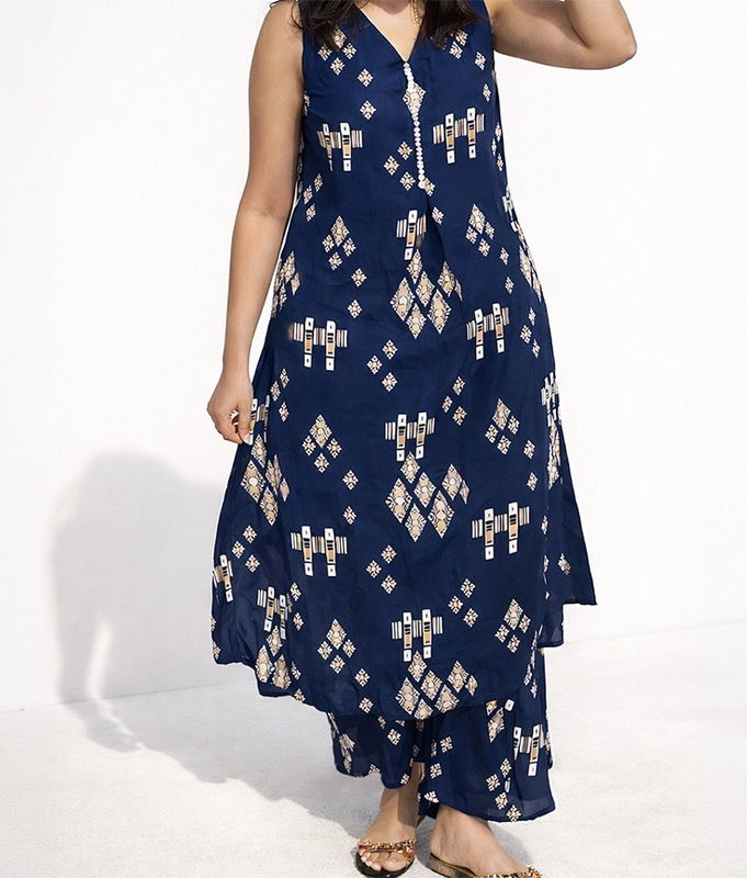 Twilight Indigo Kurta set