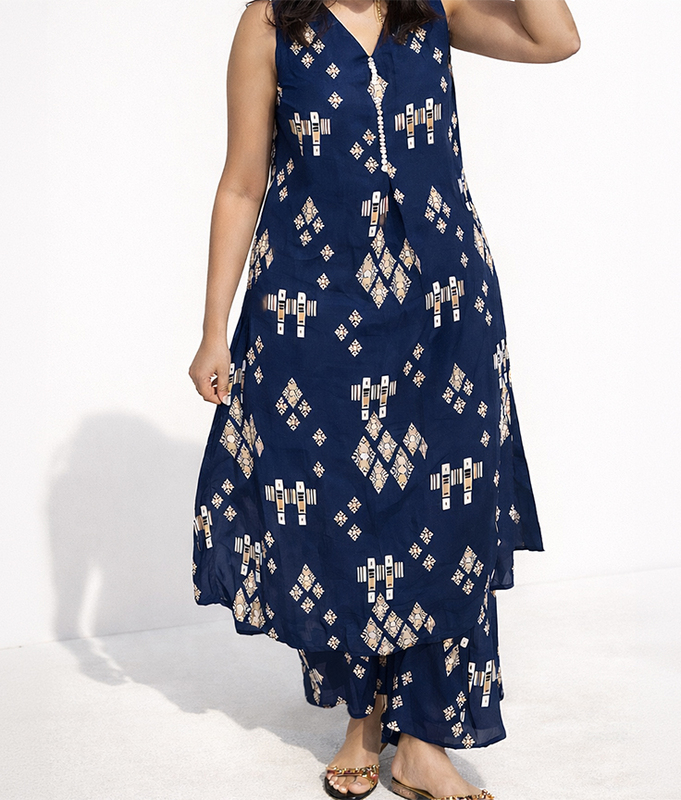 Twilight Indigo Kurta set