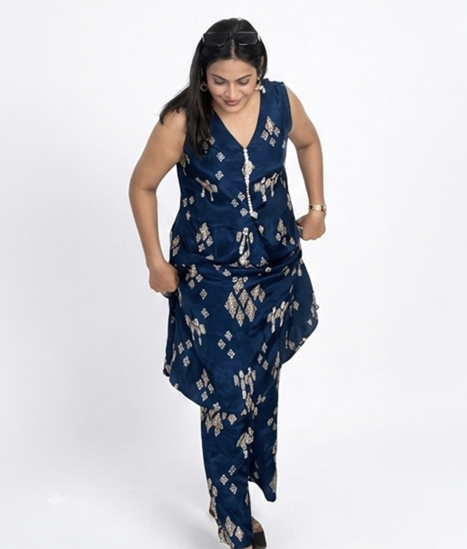Twilight Indigo Kurta set