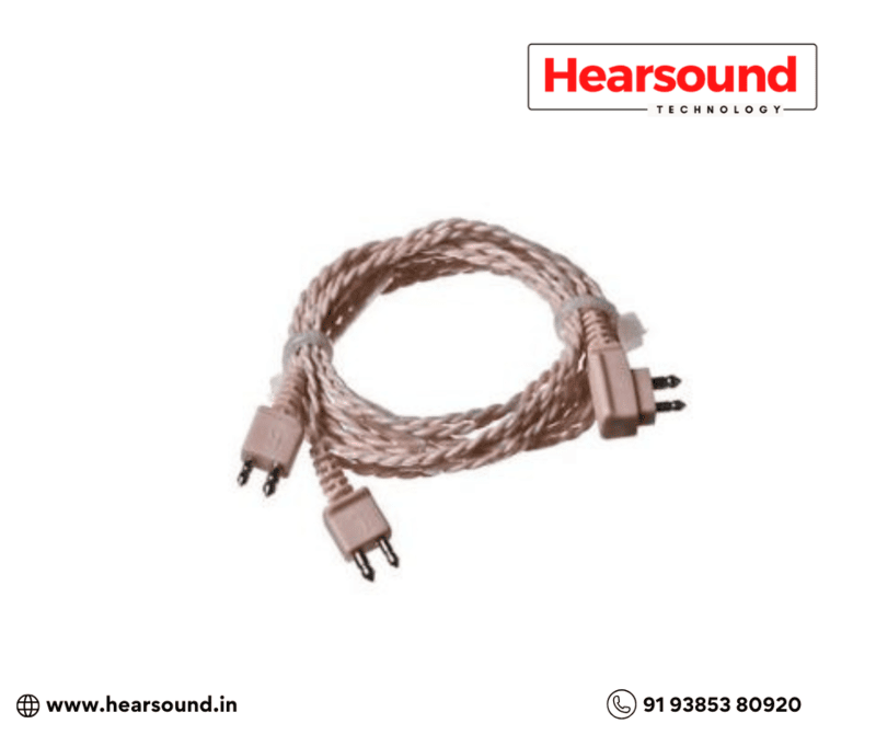 Two pin Y cord Beige Two pin Y cord Beige