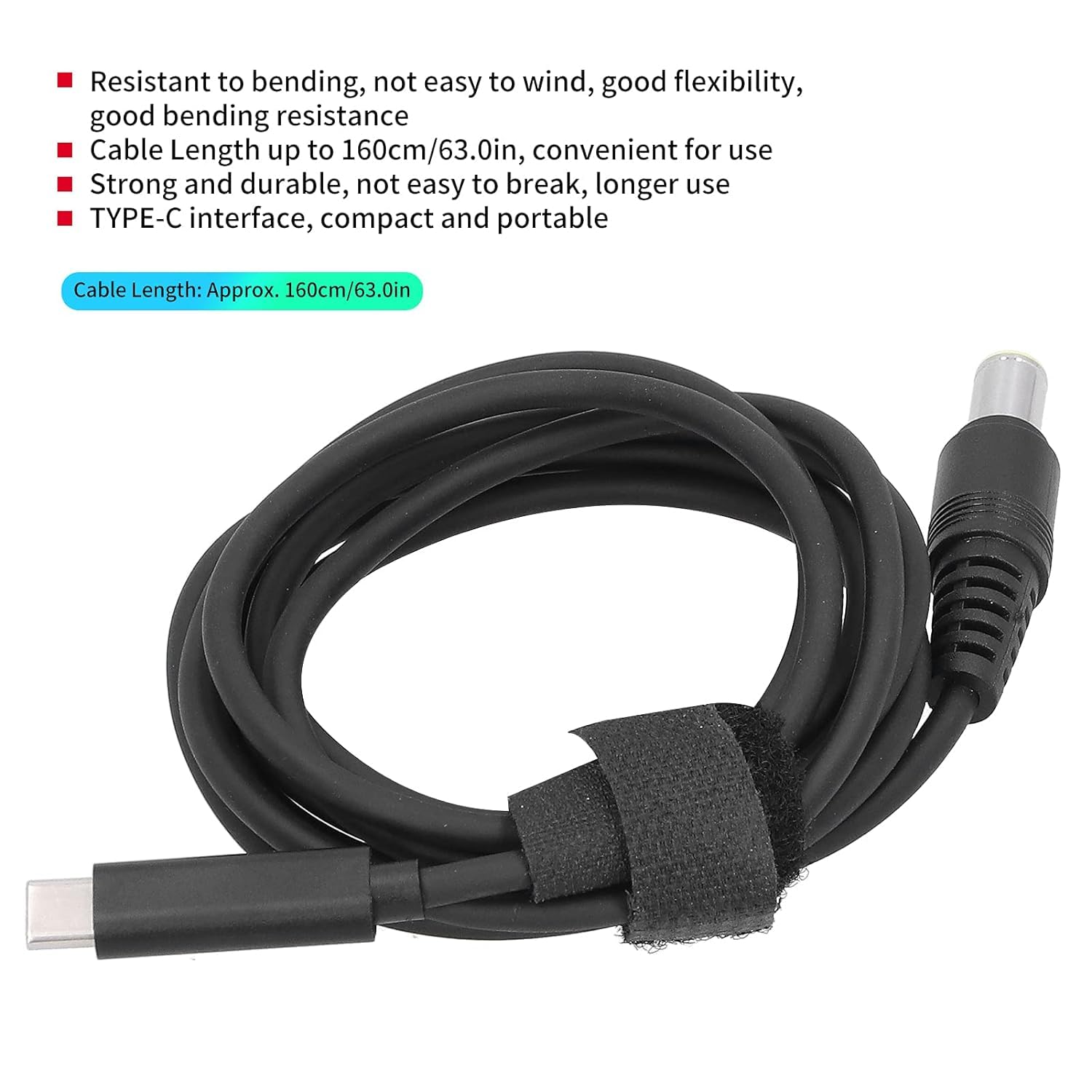 Type‑C to DC Cable,7.4x0.6MM Compact DC Power Cable Flexible Fast Charging Cord Plug and Play for Laptop ,Computer Type‑C to DC Cable,7.4x0.6MM Compact DC Power Cable Flexible Fast Charging Cord Plug and Play for Laptop ,Computer