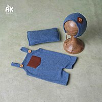 Denim Style Romper - Newborn