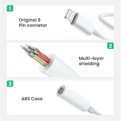Type-C & Lightning to 3.5mm Jack Audio Adapter – Headphone Connector Cable for iPhone, Android, and USB-C Devices Type-C & Lightning to 3.5mm Jack Audio Adapter – Headphone Connector Cable for iPhone, Android, and USB-C Devices