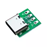 Type-C USB Female to DIP PCB Breakout Board